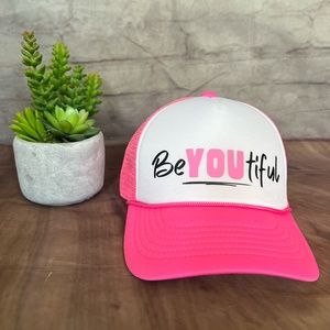 NWOT-Mid Profile Polyester Vintage Foam Front Mesh Back Trucker Hat
